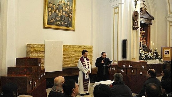 Remains of the Martyrs of Fernán Caballero Moved