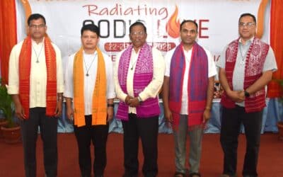 The Newly Elected Government Of The Claretian Province Of Northeast India