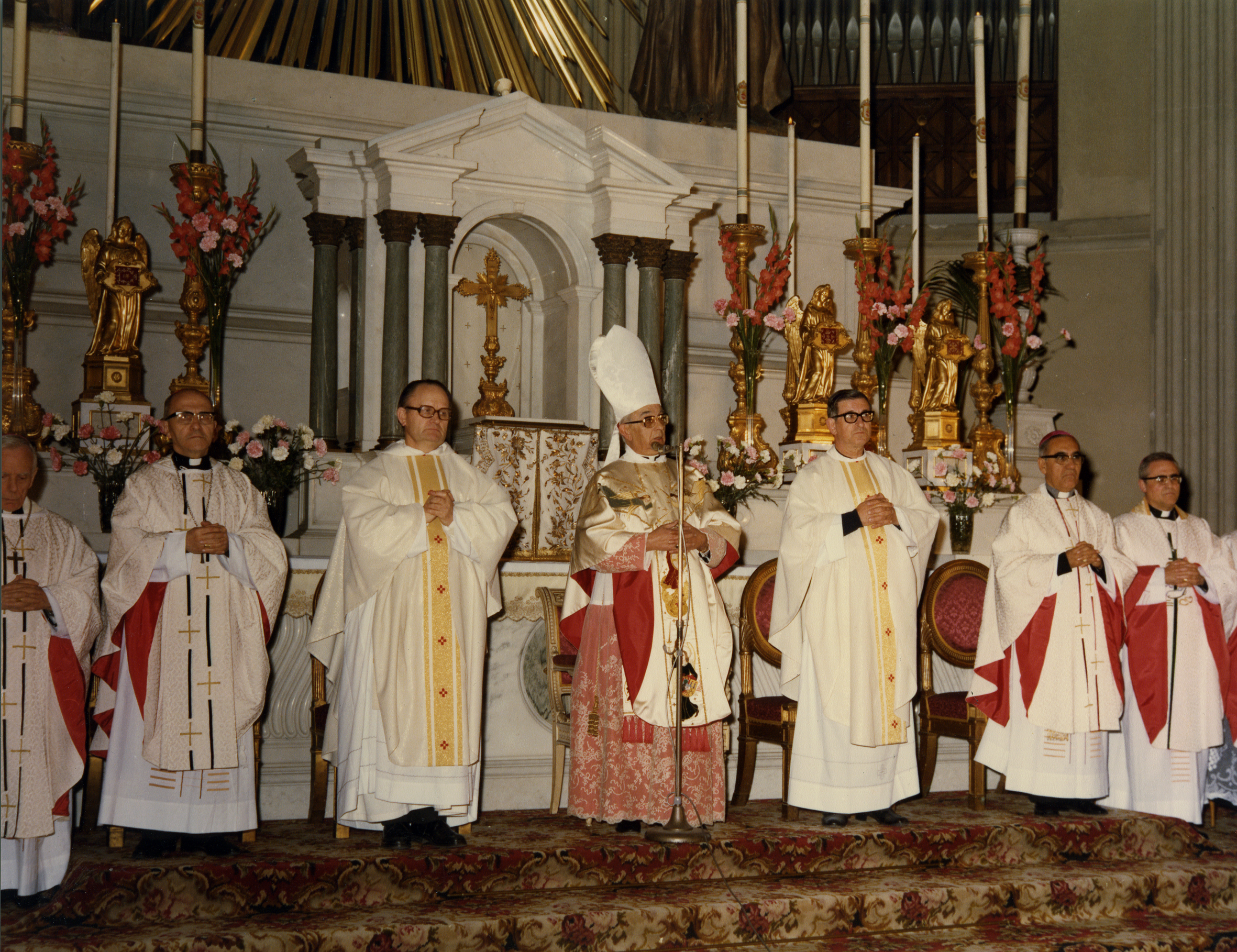 Msgr Romero At The Basilica Of The Immaculate Heart Of Mary In Rome