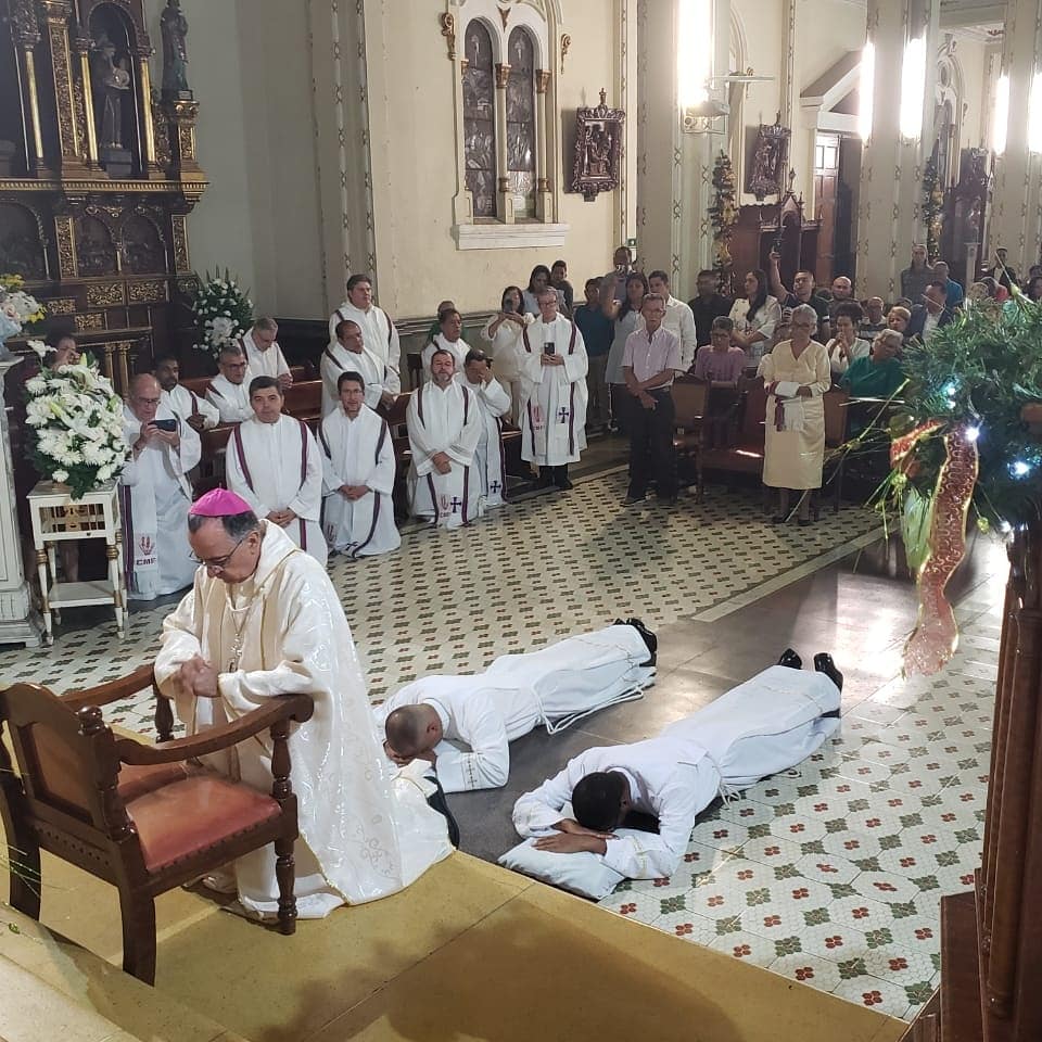 ORDINAZIONE DIACONALE DEGLI STUDENTI FRANCESCO PEÑA E OVER MERCADO, CMFF