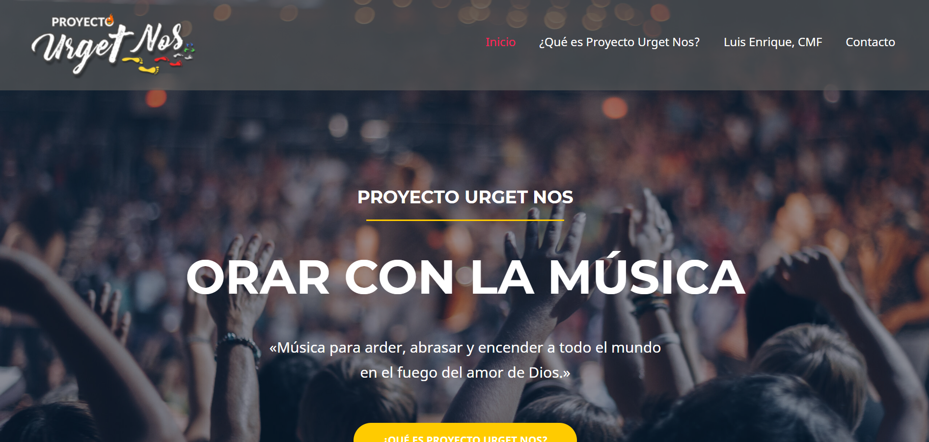 Urget Nos Project, A Missionary Initiative to Pray with Music