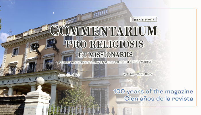 Cien años de la revista «Commentarium pro religiosis et missionariis»