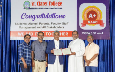 St. Claret College, Bangalore is Awarded A+ Grade by NAAC