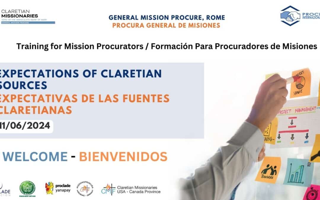 Les procureurs de la mission clarétaine se réunissent en ligne pour une formation sur la gestion de projet et le changement social